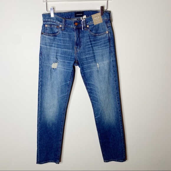 J. Crew Other - J. Crew Ripped Distress Slim Straight Jeans 30X32